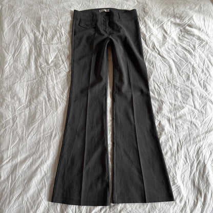 Jennyfer Low-Rise Office Siren Flared Trousers - Size M
