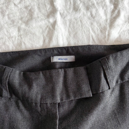 Montego Low-Rise Office Siren Straight Fit Trousers - Size S