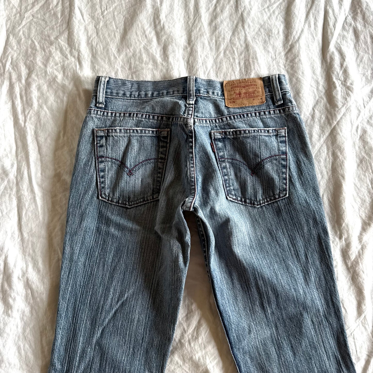 Levi‘s 518 Low-Rise Light Wash Bootcut Jeans - Size XXS