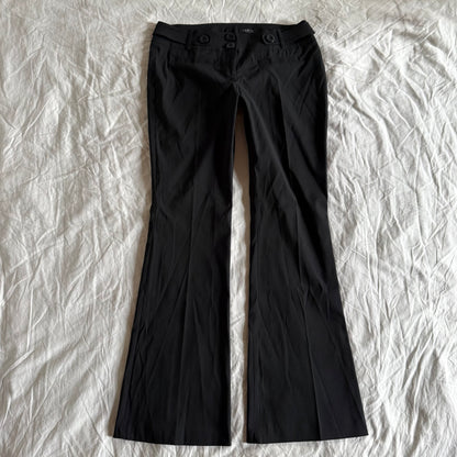 Melrose Low-Rise Office Siren Flared Trousers - Size L