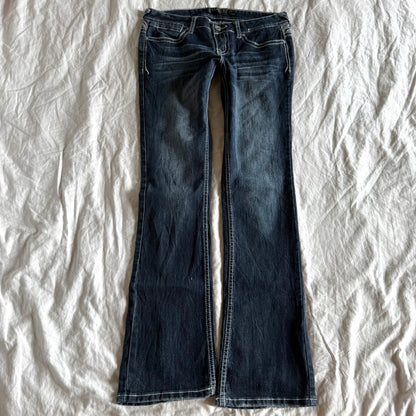 Premiere Low-Rise Dark Wash Bootcut Jeans - Size S/M