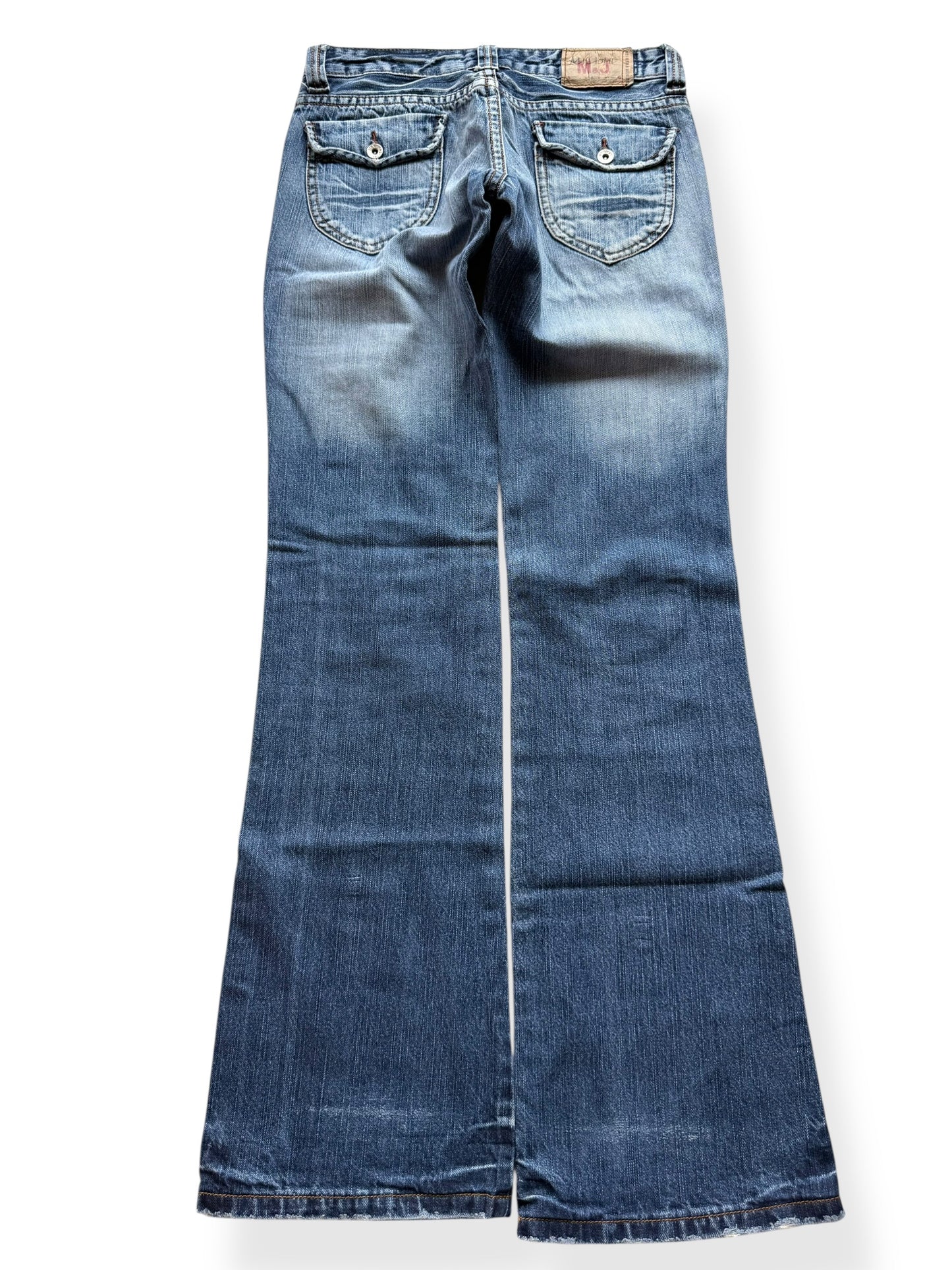 Miss Chic Low-Rise Straight Fit Jeans (XS)