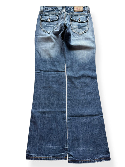 Miss Chic Low-Rise Straight Fit Jeans (XS)