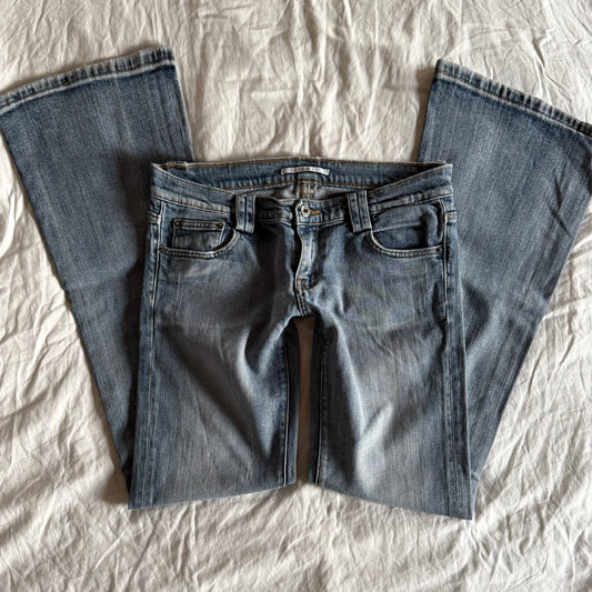 Xanaka Low-Rise Light Wash Bootcut Jeans - Size M
