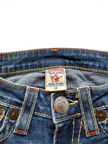 True Religion Low-Rise Flared Jeans (XXS)