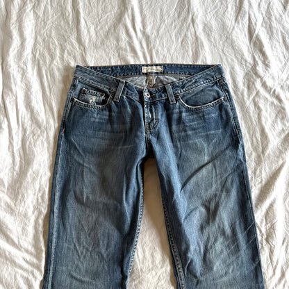 BKE Low-Rise Medium Wash Flared Jeans - Size M