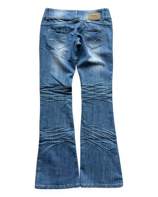 Revers Low-Rise Bootcut Jeans (L)