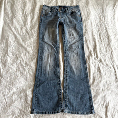Angels Low-Rise Light Wash Bootcut Jeans - Size XS