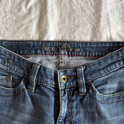Esprit Low/Mid-Rise Medium Wash Straight Fit Jeans - Size S