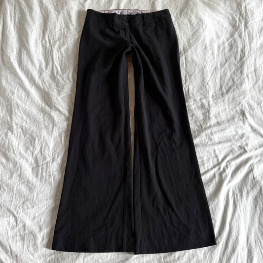 Starcity Low-Rise Office Siren Wide Leg Trousers - Size S