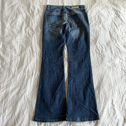 Only Low-Rise Medium Wash Bootcut Jeans - Size S