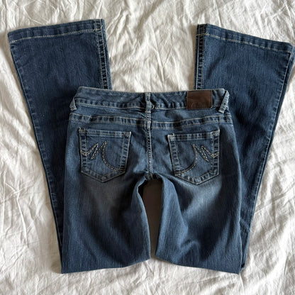 Maurices Low-Rise Medium Wash Bootcut Jeans - Size M