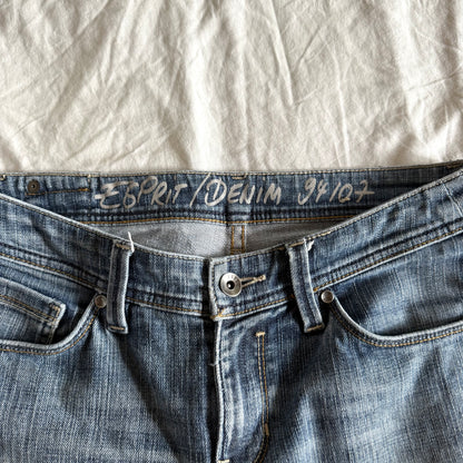 Esprit Low-Rise Light Wash Straight Fit Jeans - Size S/M