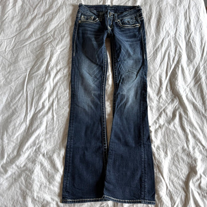 Vigoss Low-Rise Dark Wash Bootcut Jeans - Size XXS
