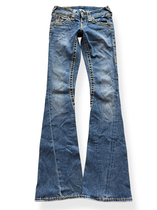 True Religion Low-Rise Flared Jeans (XXS)
