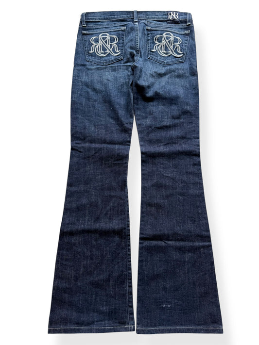 Rock & Republic Low-Rise Bootcut Jeans (L)