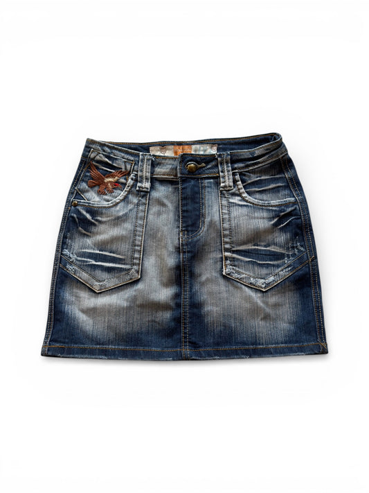 Miss Chic Denim Mini Skirt (XS)