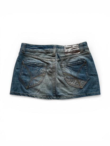 Yes Miss Denim Mini Skirt (S)