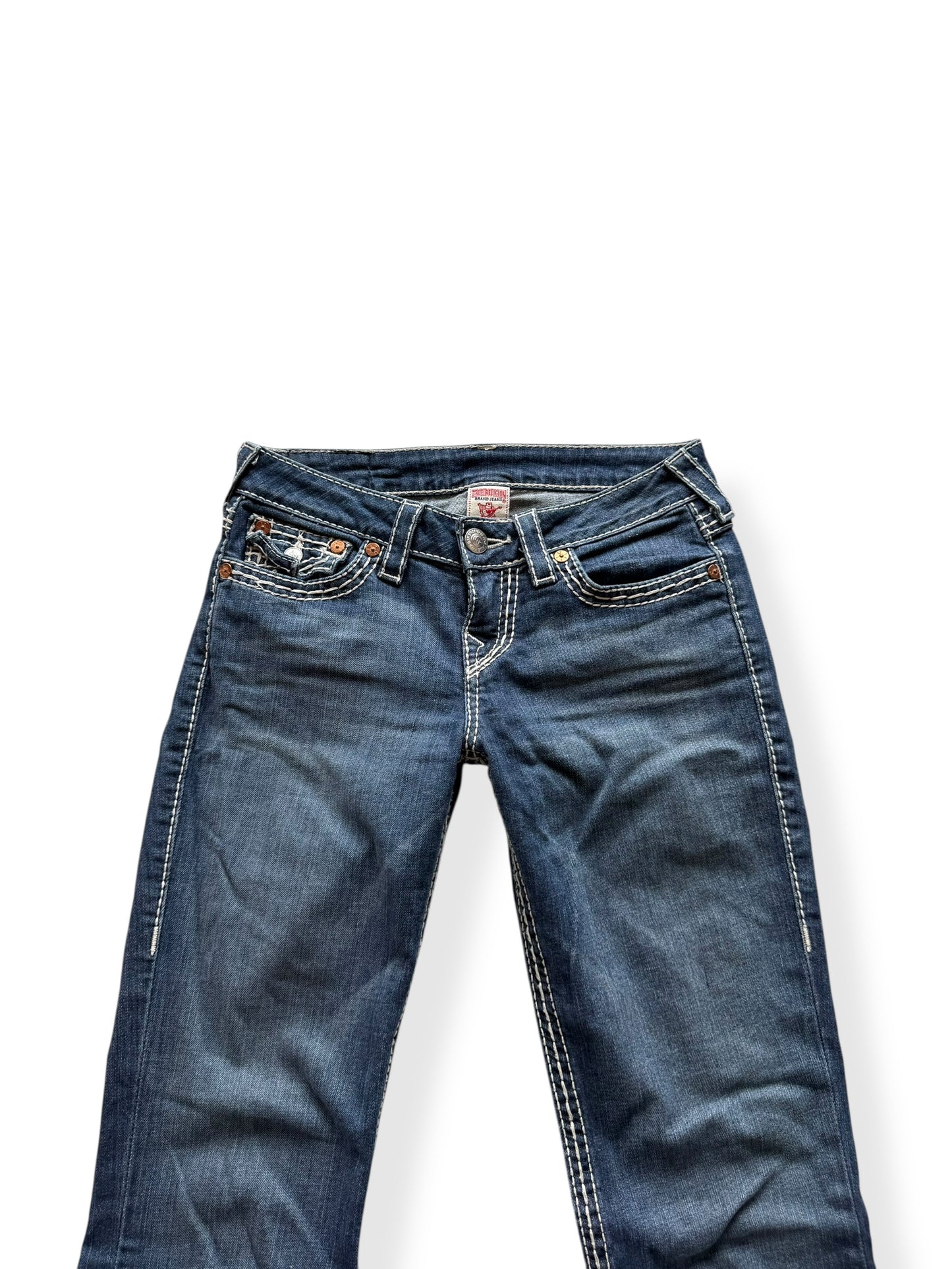 True Religion Low-Rise Bootcut Jeans (XS)