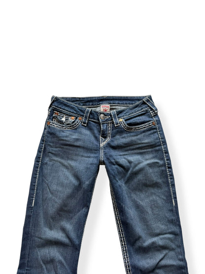 True Religion Low-Rise Bootcut Jeans (XS)