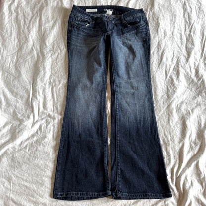 Decree Low-Rise Dark Wash Bootcut Jeans - Size L