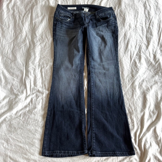 Decree Low-Rise Dark Wash Bootcut Jeans - Size L