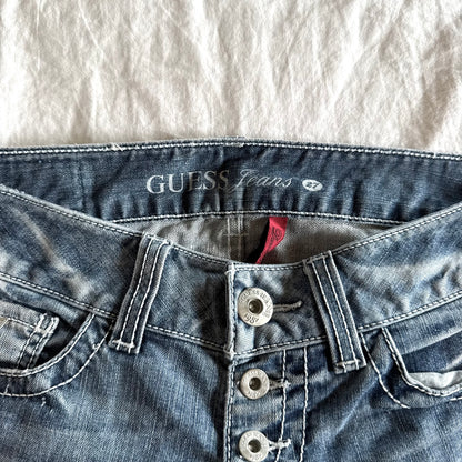 Guess Low-Rise Light Wash Bootcut Jeans - Size S