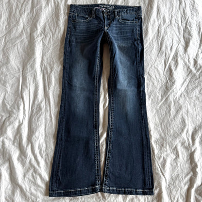Maurices Low-Rise Dark Wash Bootcut Jeans - Size XS