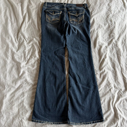 Maurices Low-Rise Medium Wash Bootcut Jeans - Size L
