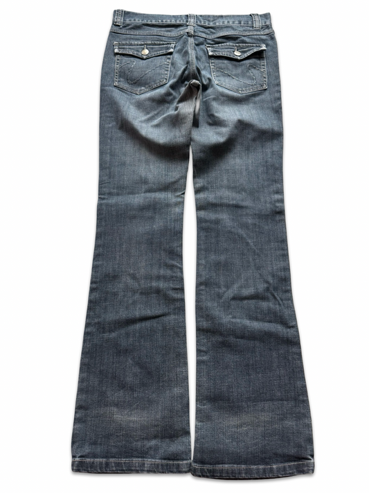 Creeks Mid-Rise Straight Fit Jeans (L)