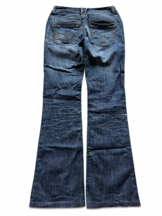Clockhouse Low-Rise Straight Fit Jeans (XS)
