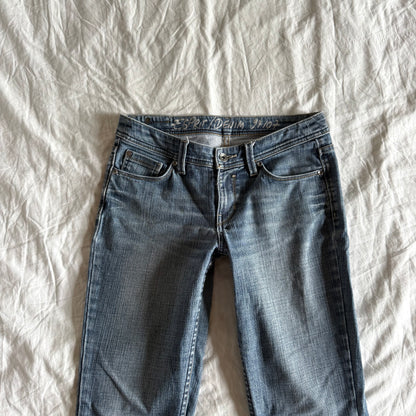 Esprit Low-Rise Light Wash Straight Fit Jeans - Size S/M