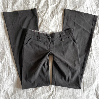Cache Cache Low-Rise Office Siren Bootcut Trousers - Size S