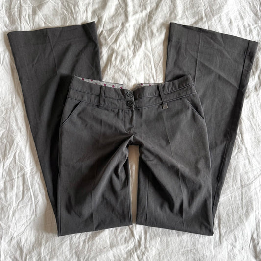 Cache Cache Low-Rise Office Siren Bootcut Trousers - Size S