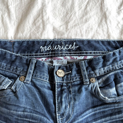 Maurices Low-Rise Medium Wash Bootcut Jeans - Size S