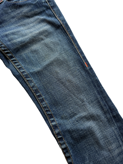 True Religion Low-Rise Flared Jeans (XXS)