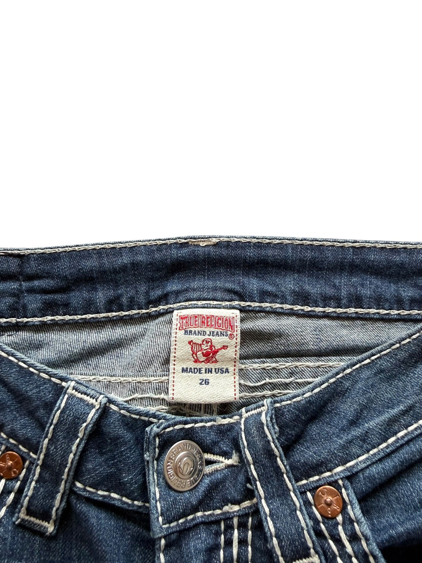 True Religion Low-Rise Bootcut Jeans (XS)