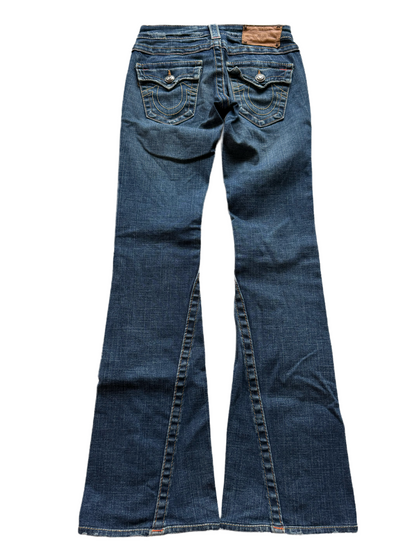 True Religion Low-Rise Flared Jeans (XXS)