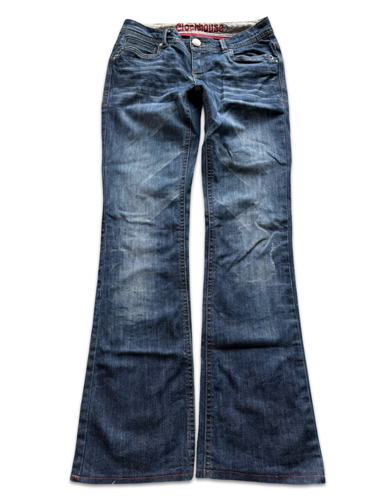 Clockhouse Low-Rise Straight Fit Jeans (XS)