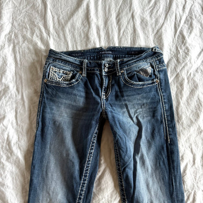 Vigoss Low-Rise Medium Wash Bootcut Jeans - Size M