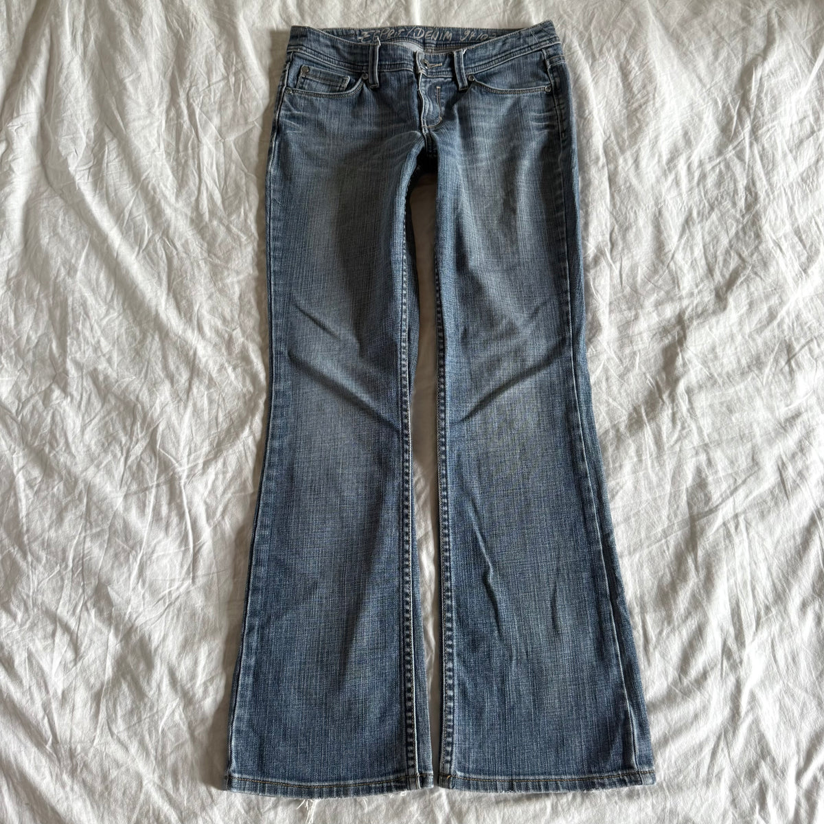 Esprit Low-Rise Light Wash Straight Fit Jeans - Size S/M