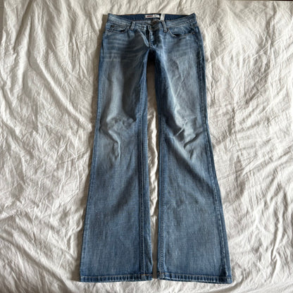Only Low-Rise Light Wash Straight Fit Jeans - Size L