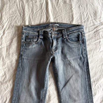 Xanaka Low-Rise Light Wash Bootcut Jeans - Size M