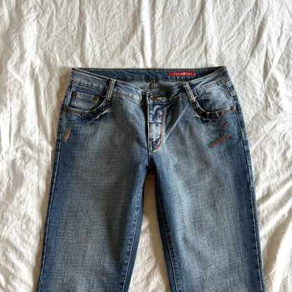 Fly 4 You Low-Rise Medium Wash Bootcut Jeans - Size L