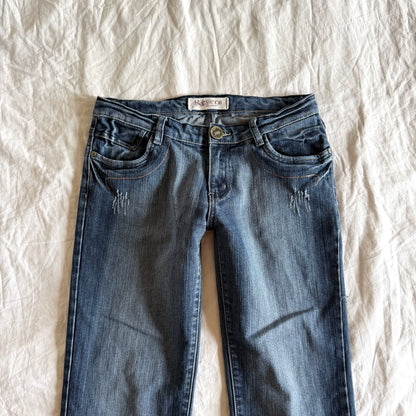 Revers Low-Rise Medium Wash Straight Fit Jeans - Size S/M