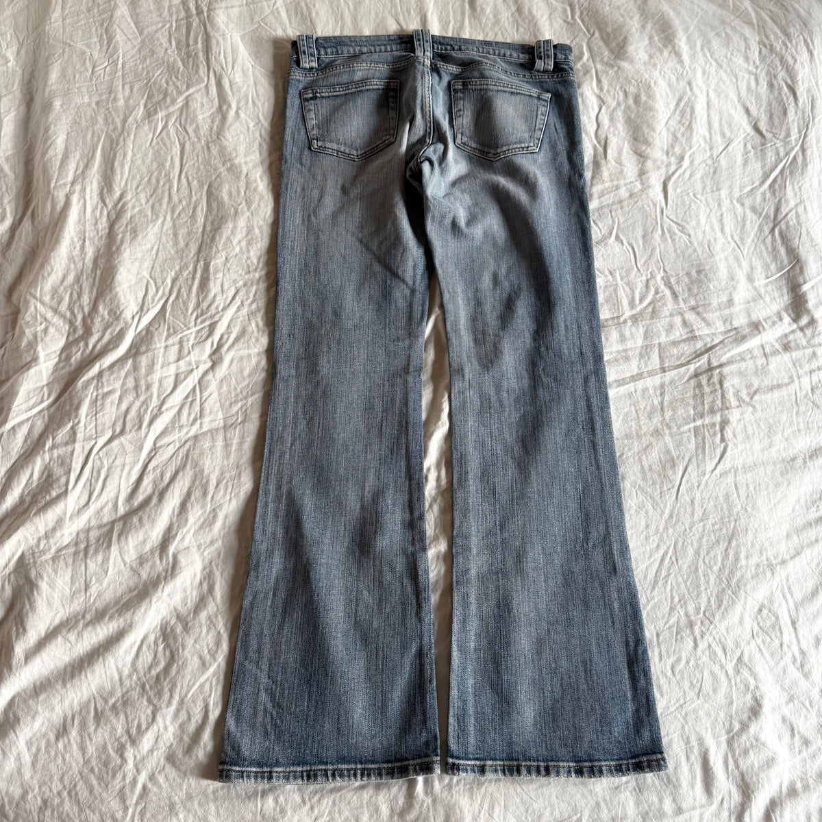 Xanaka Low-Rise Light Wash Bootcut Jeans - Size M