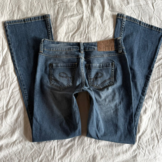 Esprit Low-Rise Medium Wash Straight Fit Jeans - Size S