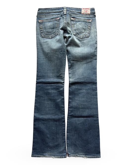 True Religion Low-Rise Straight Fit Jeans (L)