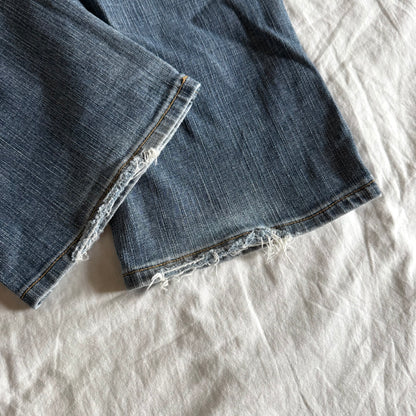 Esprit Low-Rise Light Wash Straight Fit Jeans - Size S/M