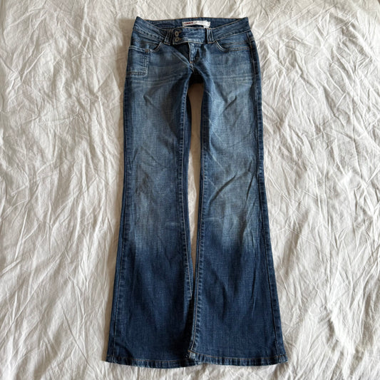 Only Low-Rise Medium Wash Bootcut Jeans - Size S